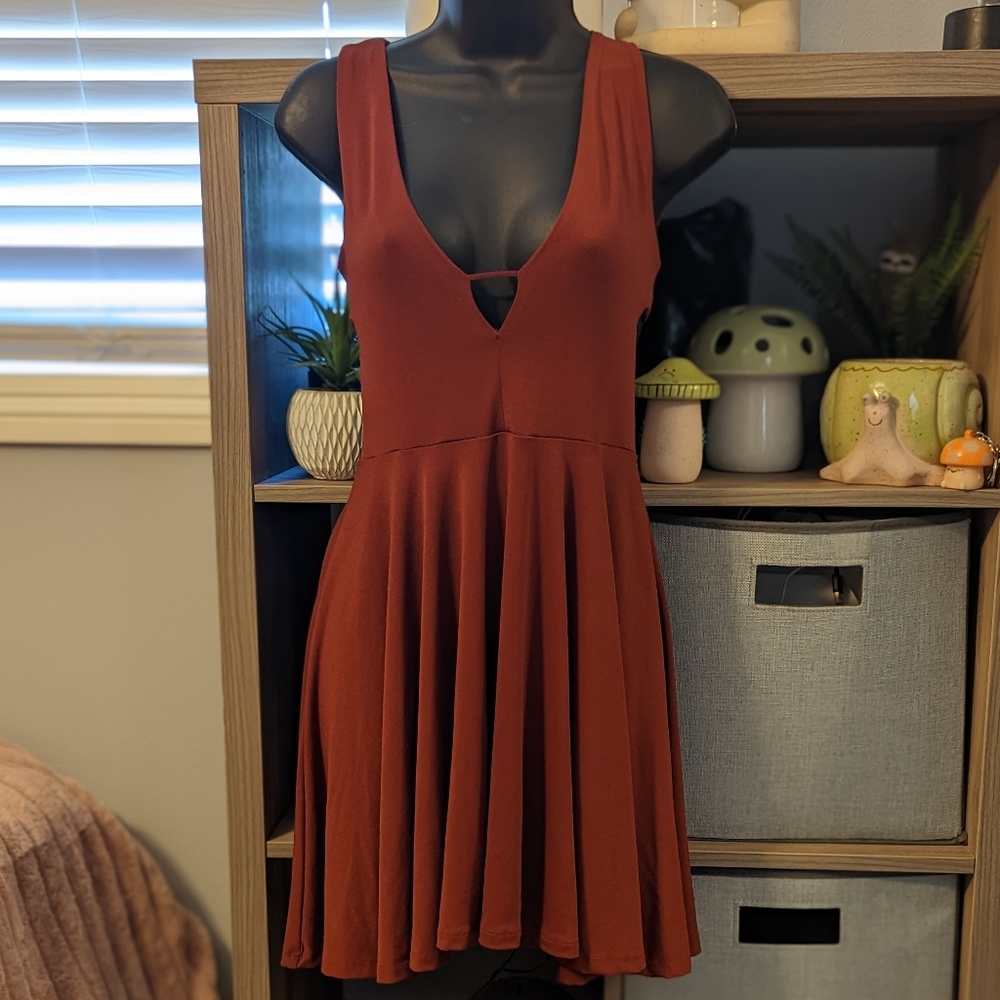 Urban Outfitters Rust Orange Dress Size Small NWT